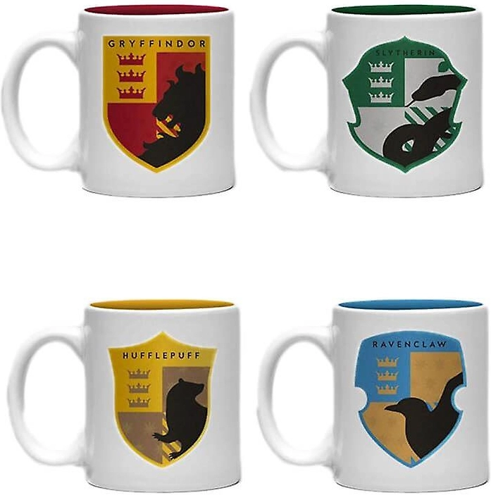 Harry Potter - 4 Houses Espresso Mug Set