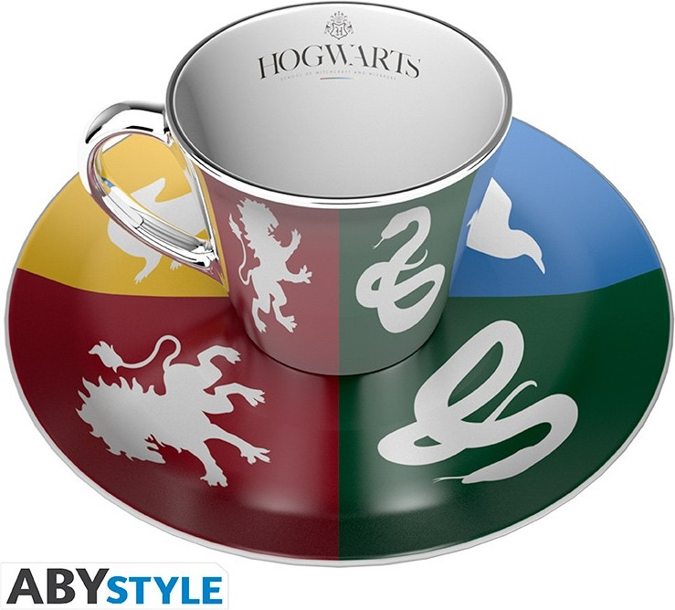 Harry Potter - Houses Mirror Mug & Plate Set