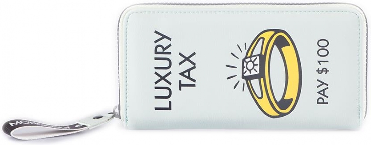 Hasbro - Monopoly Luxury Tax Women\s Zip Around Wallet