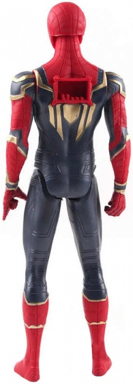 Hasbro speelfiguur Titan Hero Iron Spider rood/blauw 29 cm