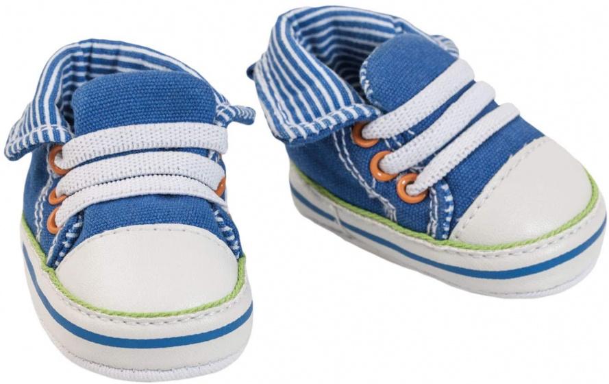 Heless poppenschoenen sneaker meisjes 38-45 cm blauw