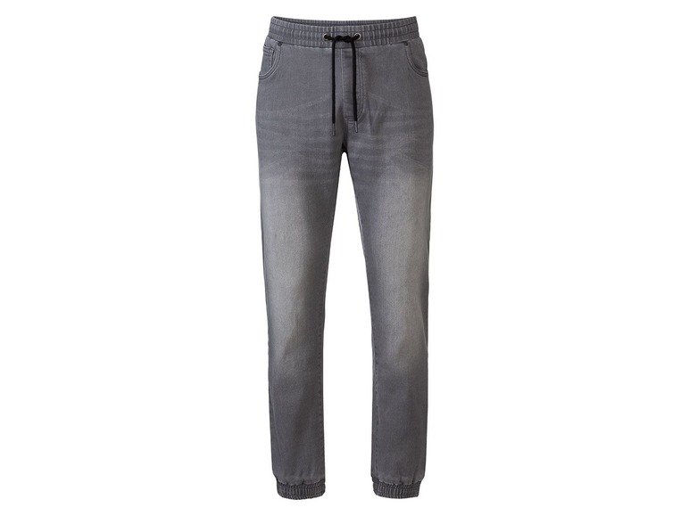 Heren denim jogger 52, Grijs