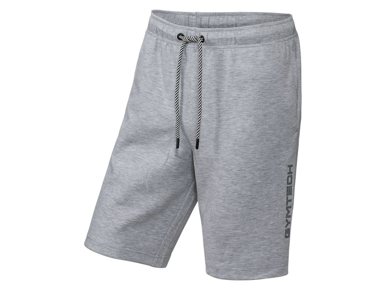 Heren fitness short L (52/54), Grijs