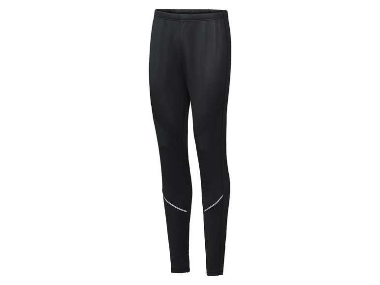 Heren hardloopbroek M (48/50), Zwart/legging