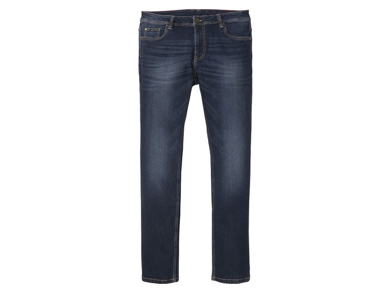 Heren jeans slim fit 54 (38/34), Donkerblauw/verwassen