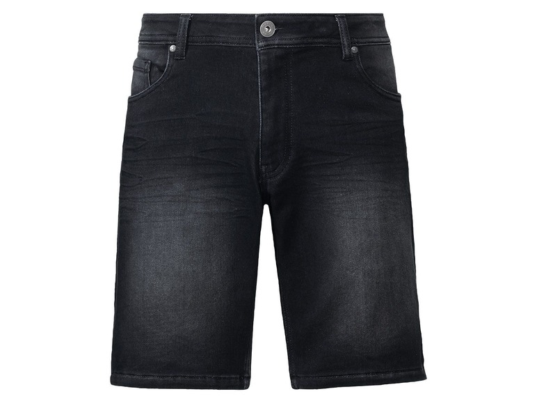 Heren jeansshort 52, Zwart