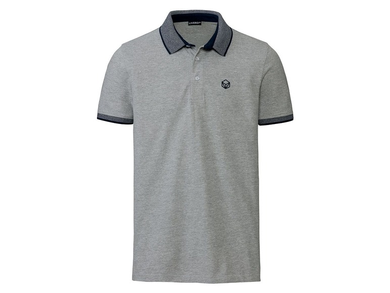 Heren polo M (48/50), Grijs