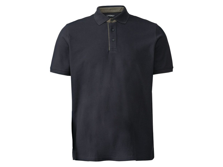 Heren polo plus size 3XL (64/66), Donkerblauw