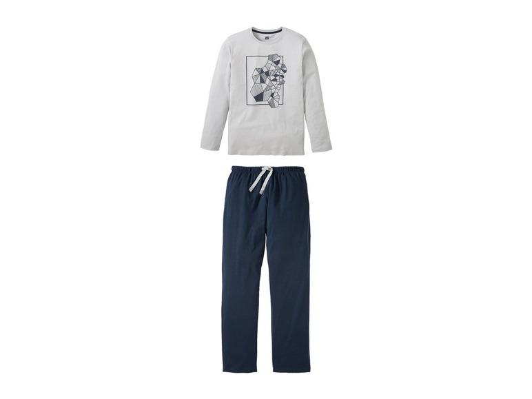 Heren pyjama L (52/54), Grijs