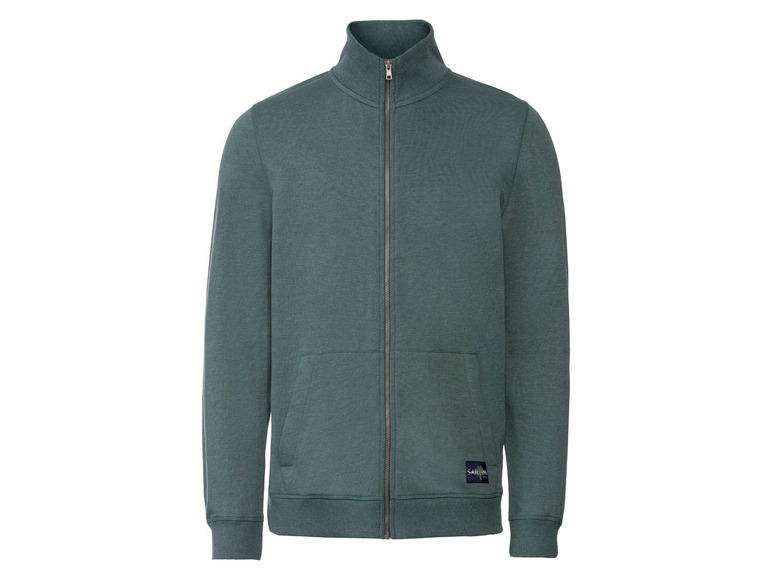 Heren sweatjack (M (48/50), Groen)