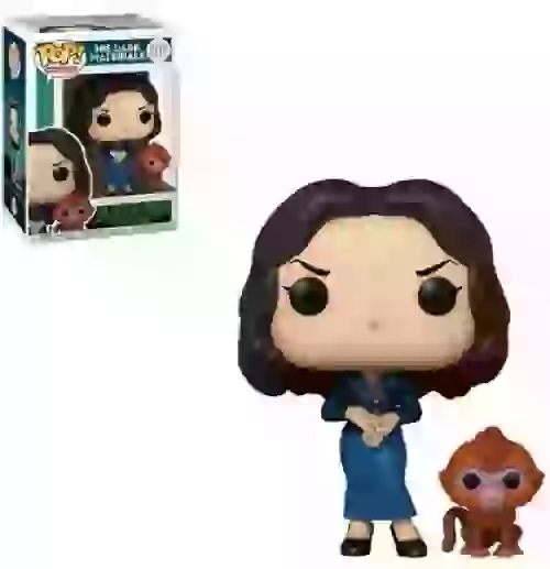 His Dark Materials Pop Vinyl: Mrs. Coulter with the Golden Monkey