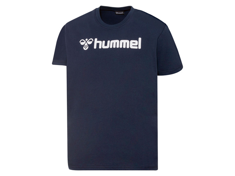 Hummel Heren T-shirt (L, Marine)