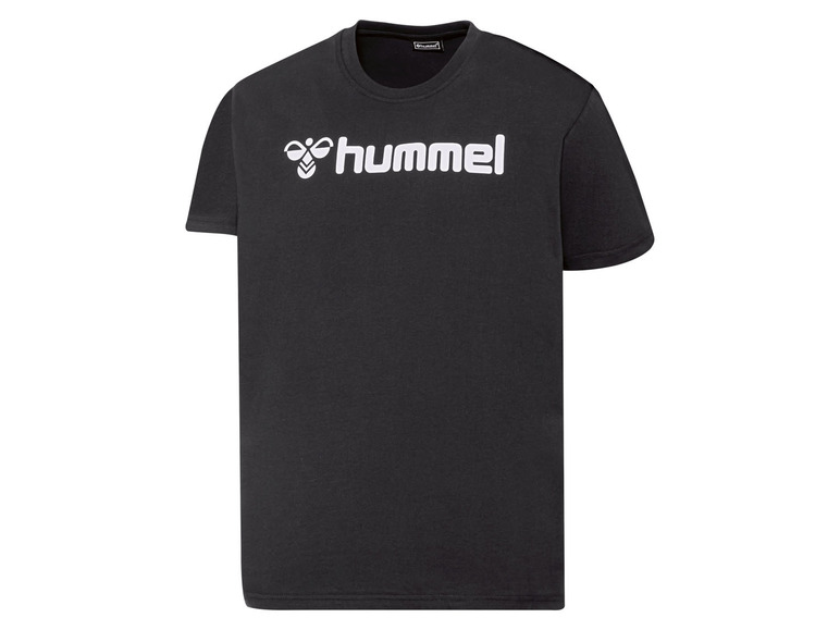 Hummel Heren T-shirt (L, Zwart)