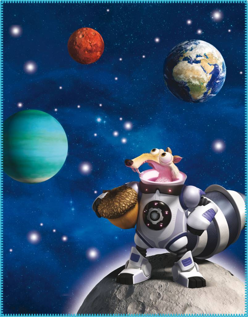 Ice Age Plaid Univers 110x140cm 100% Polyester