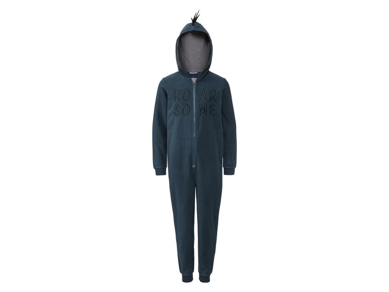 Jongens onesie 134/140, Dino/petrol