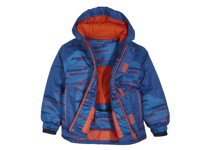 Jongens ski-jack 86/92, Blauw/turquoise