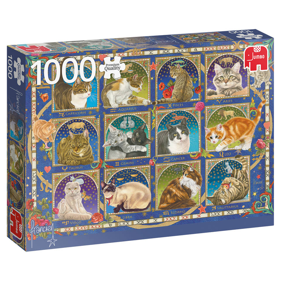 Jumbo Francien puzzel katten horoscoop - 1000 stukjes