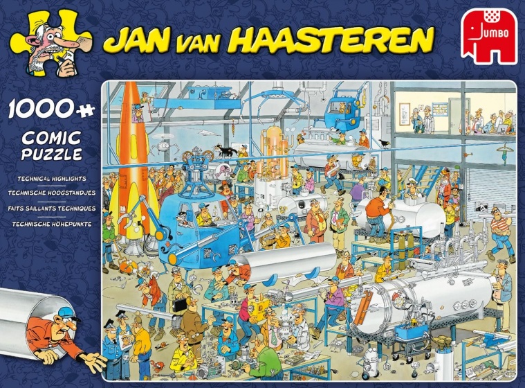 Jumbo JvH puzzel Technische Hoogstandjes 1000 stukjes