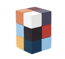 Kikkerland 3D-puzzel Elasti Cube 6 x 4 cm hout