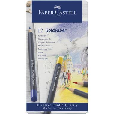 Kleurpotlood faber-castell goldfaber etui