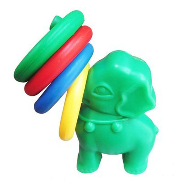 Kleuterspeelgoed Ringen Gooien Olifant