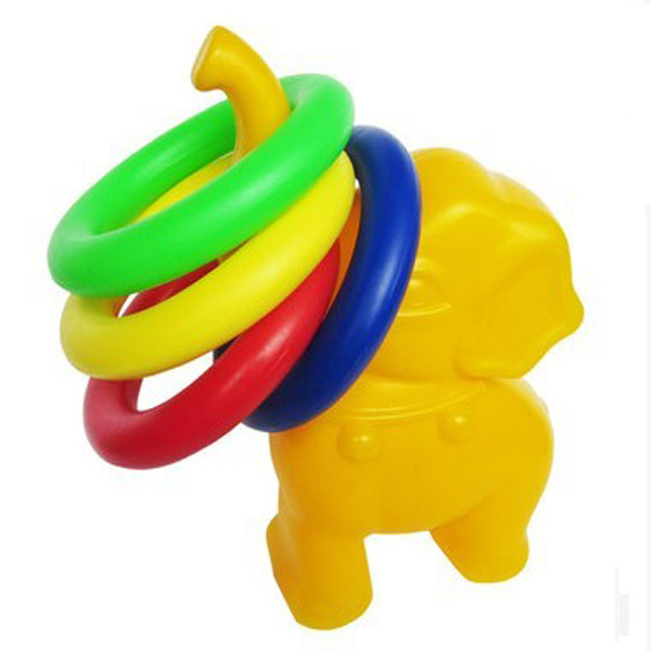 Kleuterspeelgoed Ringen Gooien Olifant