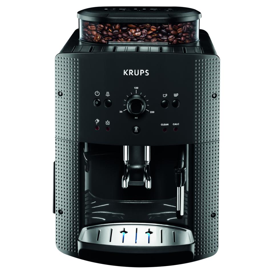 Krups volautomatische espressomachine Arabica EA810B - zwart