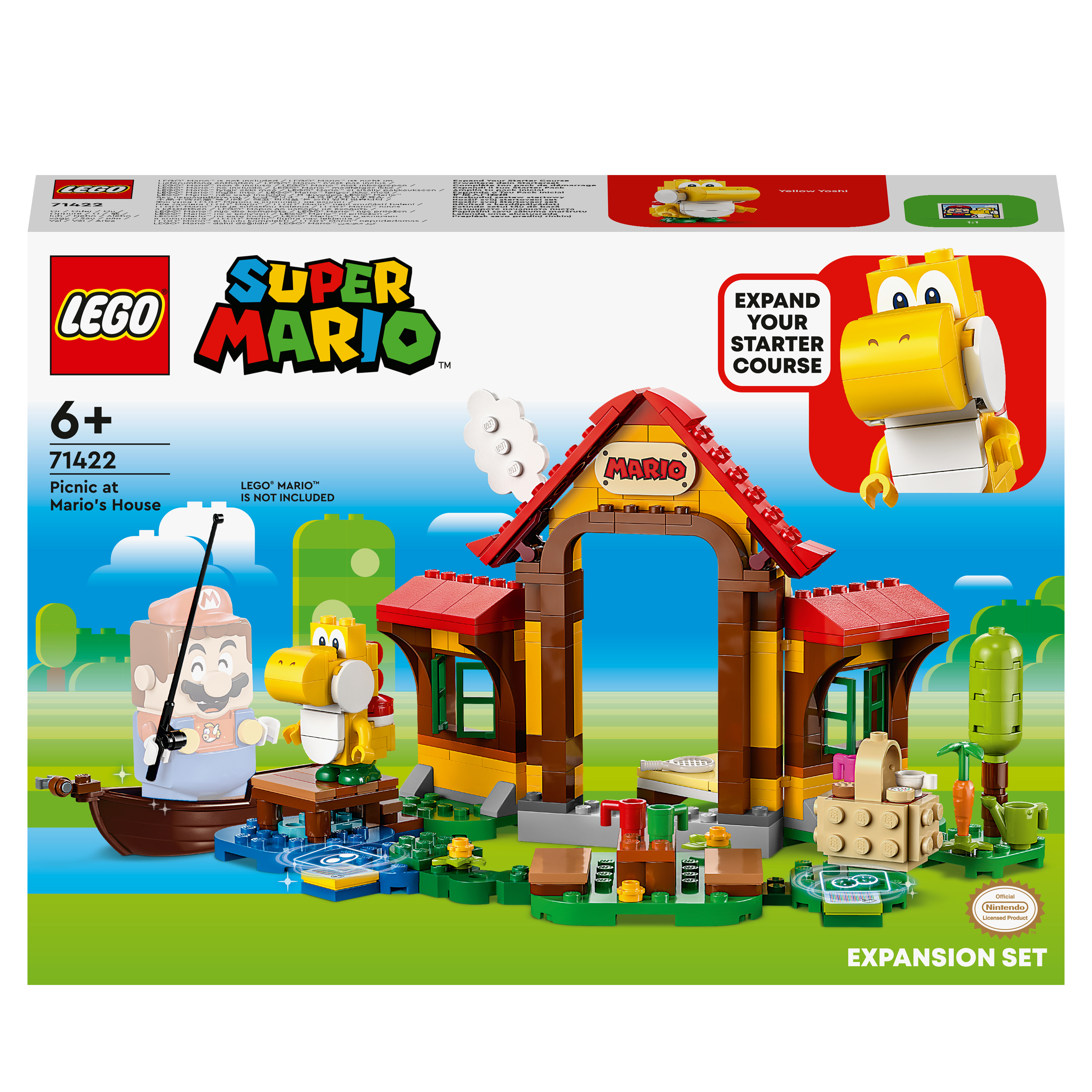 LEGOÂ® Super Mario 71422 dixie Picknick bij Mario's huis