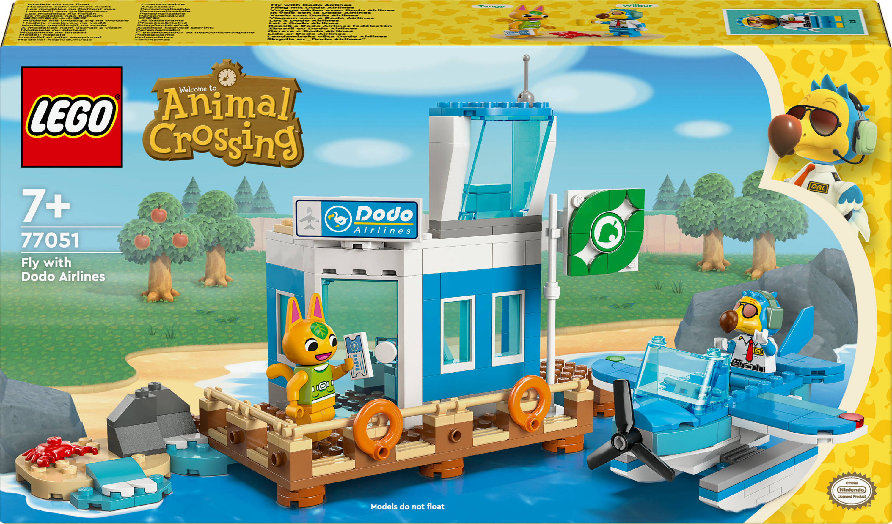 LEGO 77051 Animal Crossing vlieg met Dodo Airlines