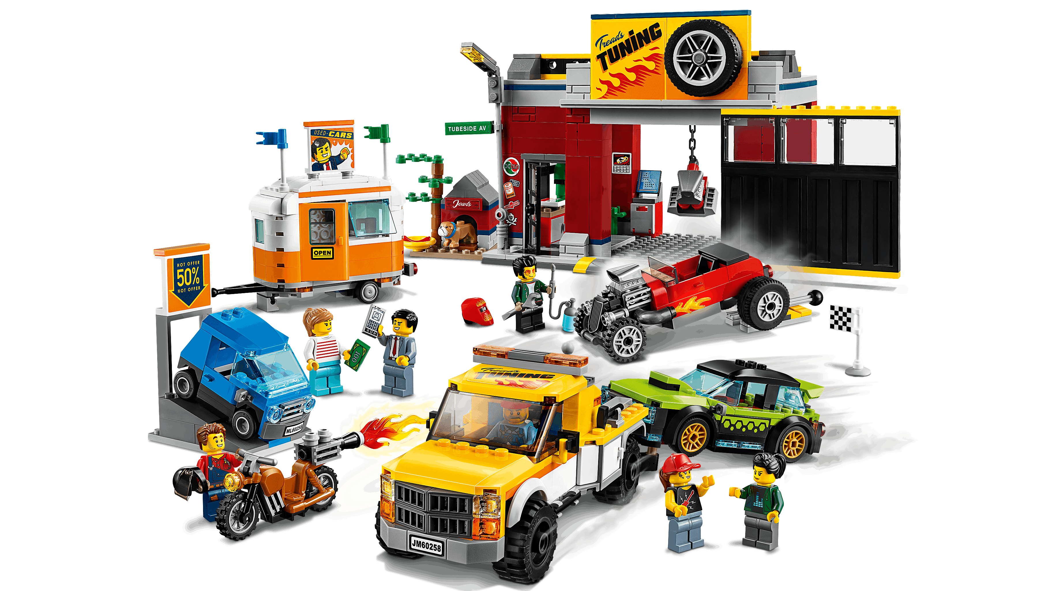 LEGO City 60258 Tuningworkshop
