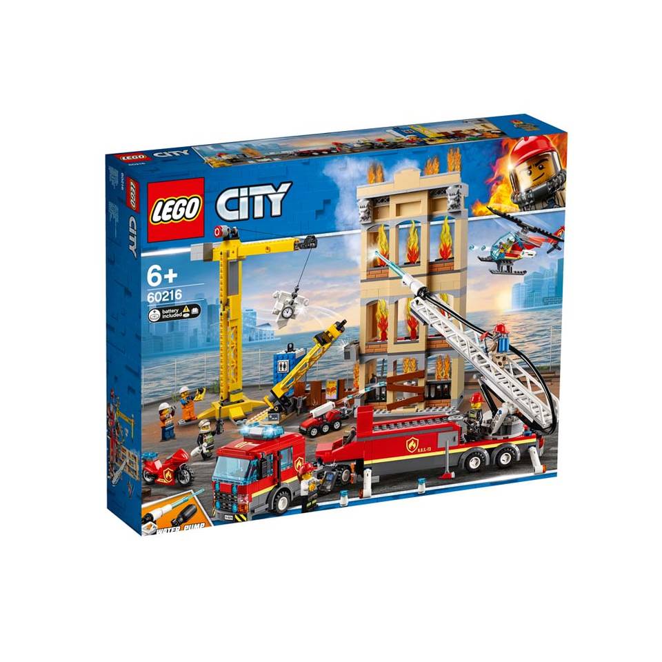 LEGO City Brandweerkazerne in de stad 60216