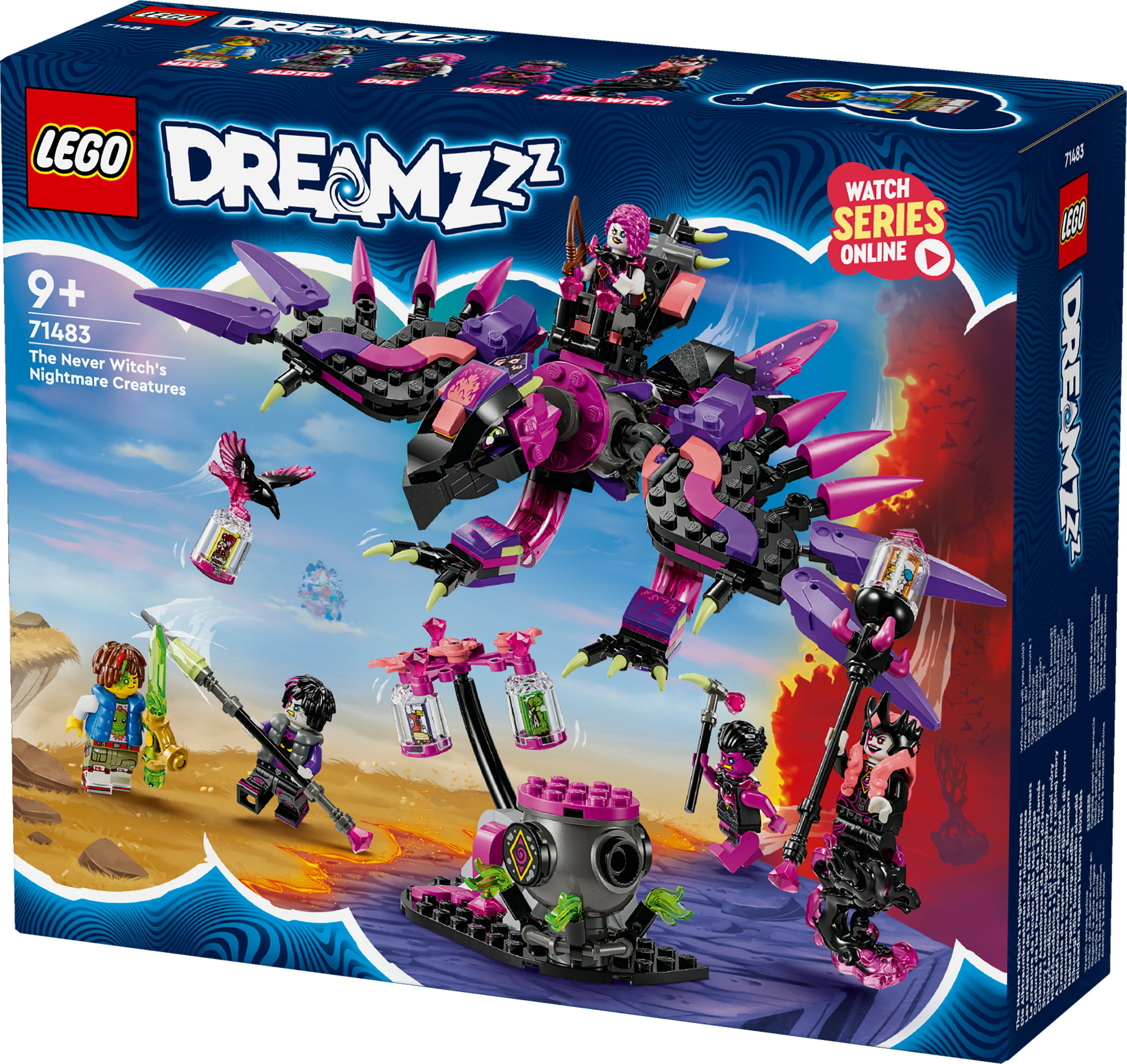 LEGO DREAMZzz 71483 de nachtmerriewezens van de neder heks