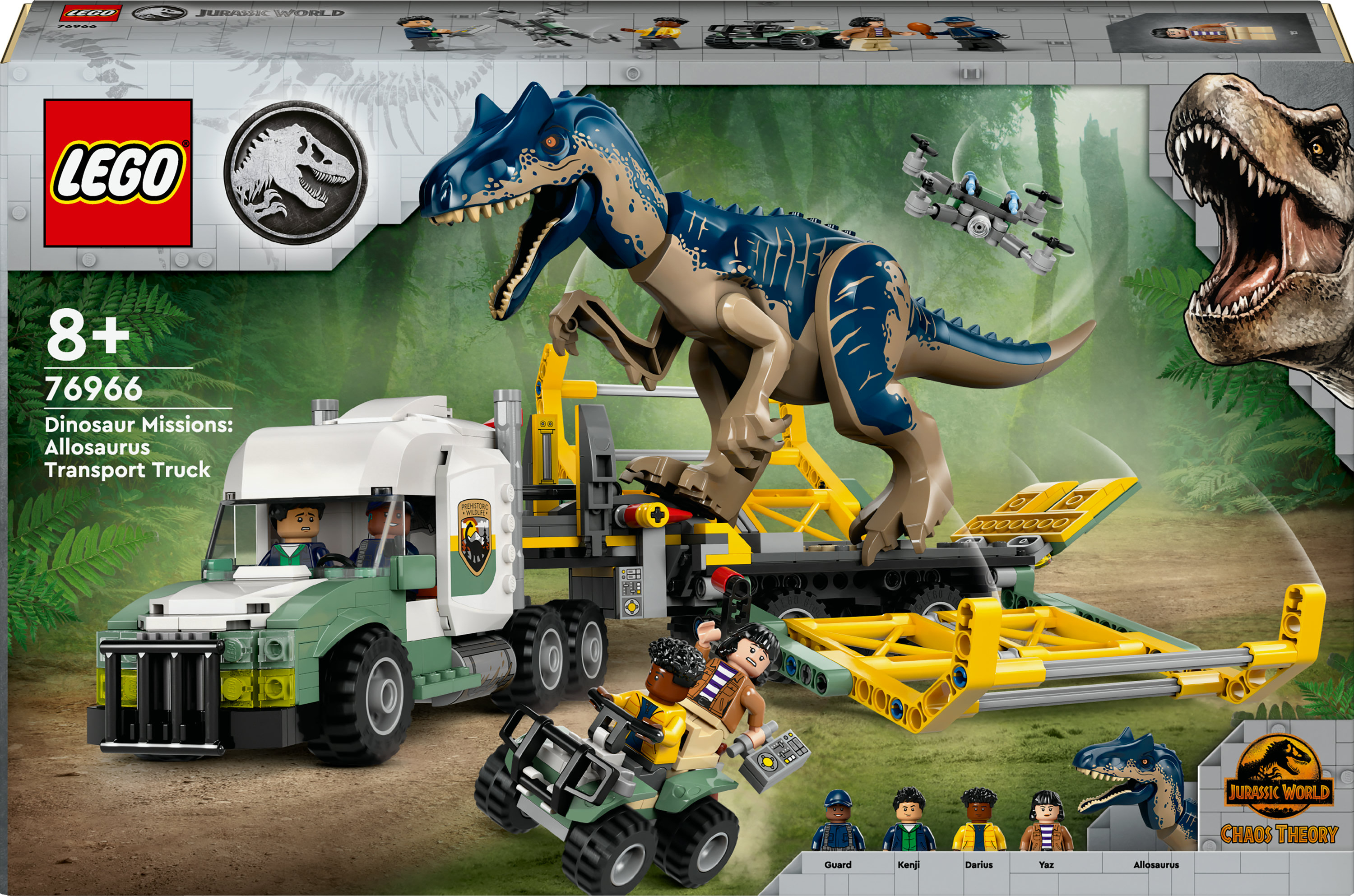 LEGO JUR 76966 Dinosaurusmissies: Allosaurus transporttruck