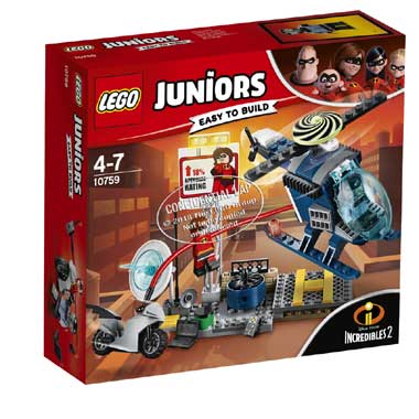 LEGO Juniors dakachtervolging van Elastigirl 10759