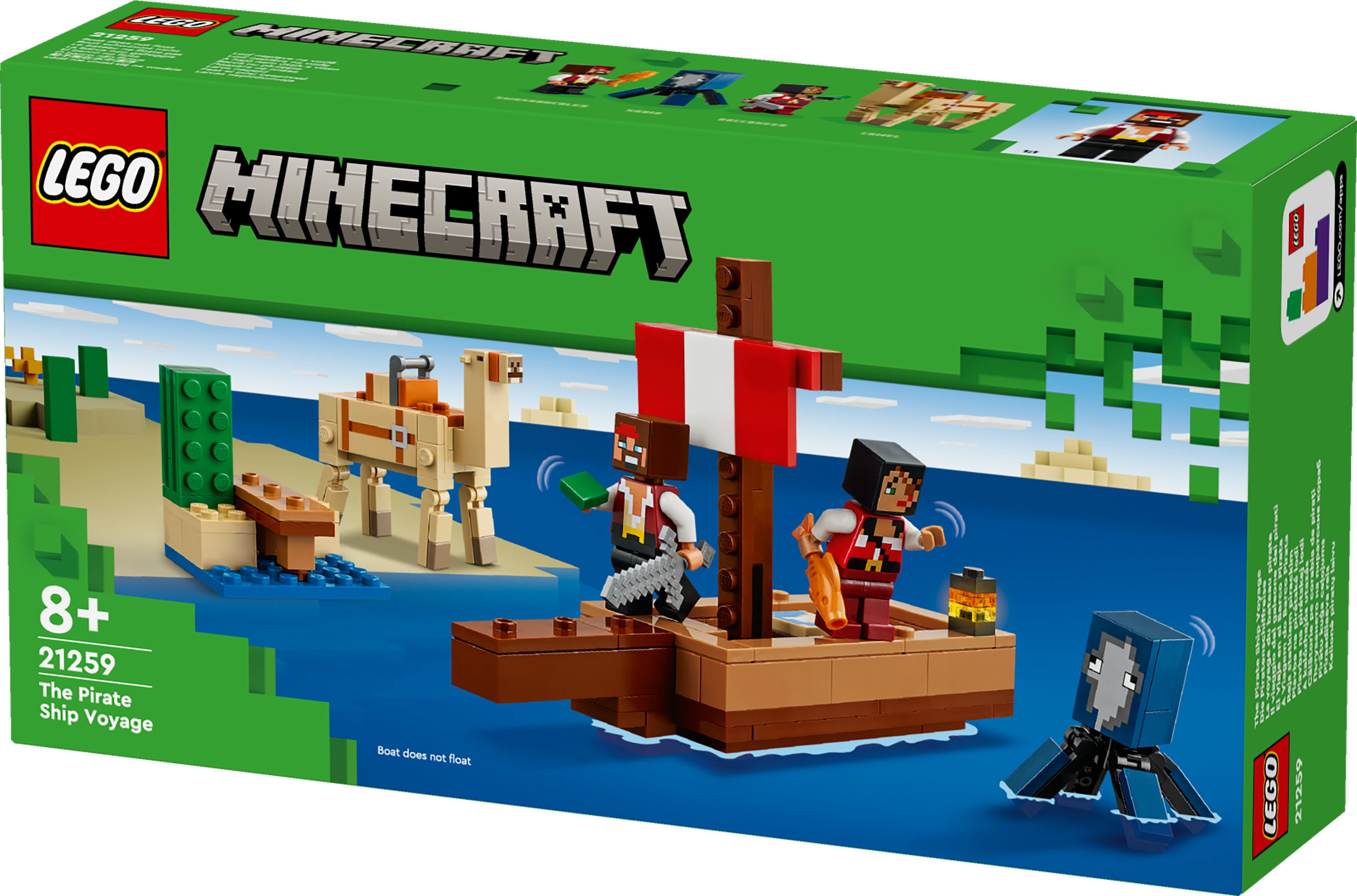 LEGO Minecraft 21259 de piratenschipreis