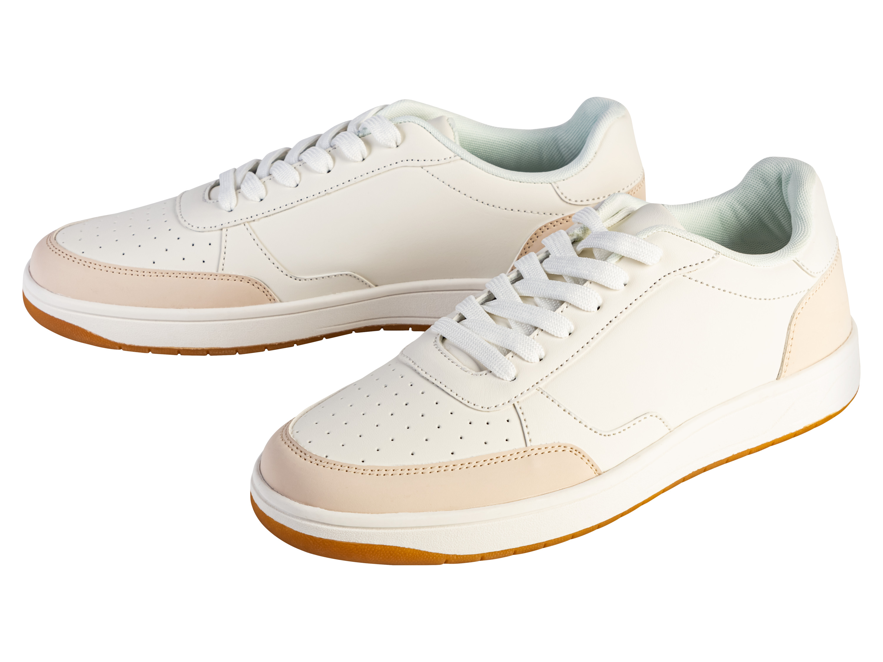 LIVERGY Heren sneaker (45, Wit)