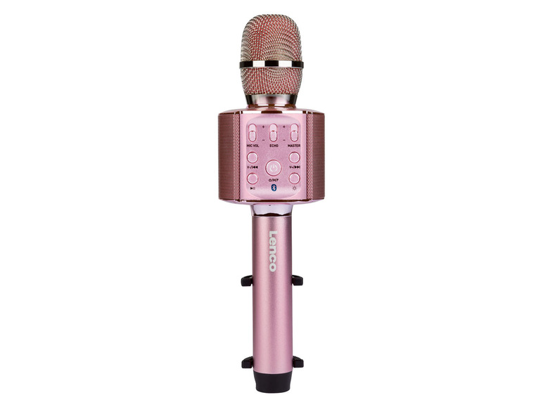 Lenco Karaoke-microfoon met Bluetooth BMC-180. (Donkerroze)