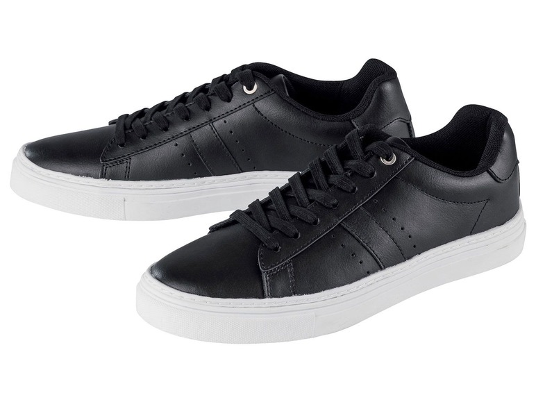 Leren heren sneaker 42, Zwart