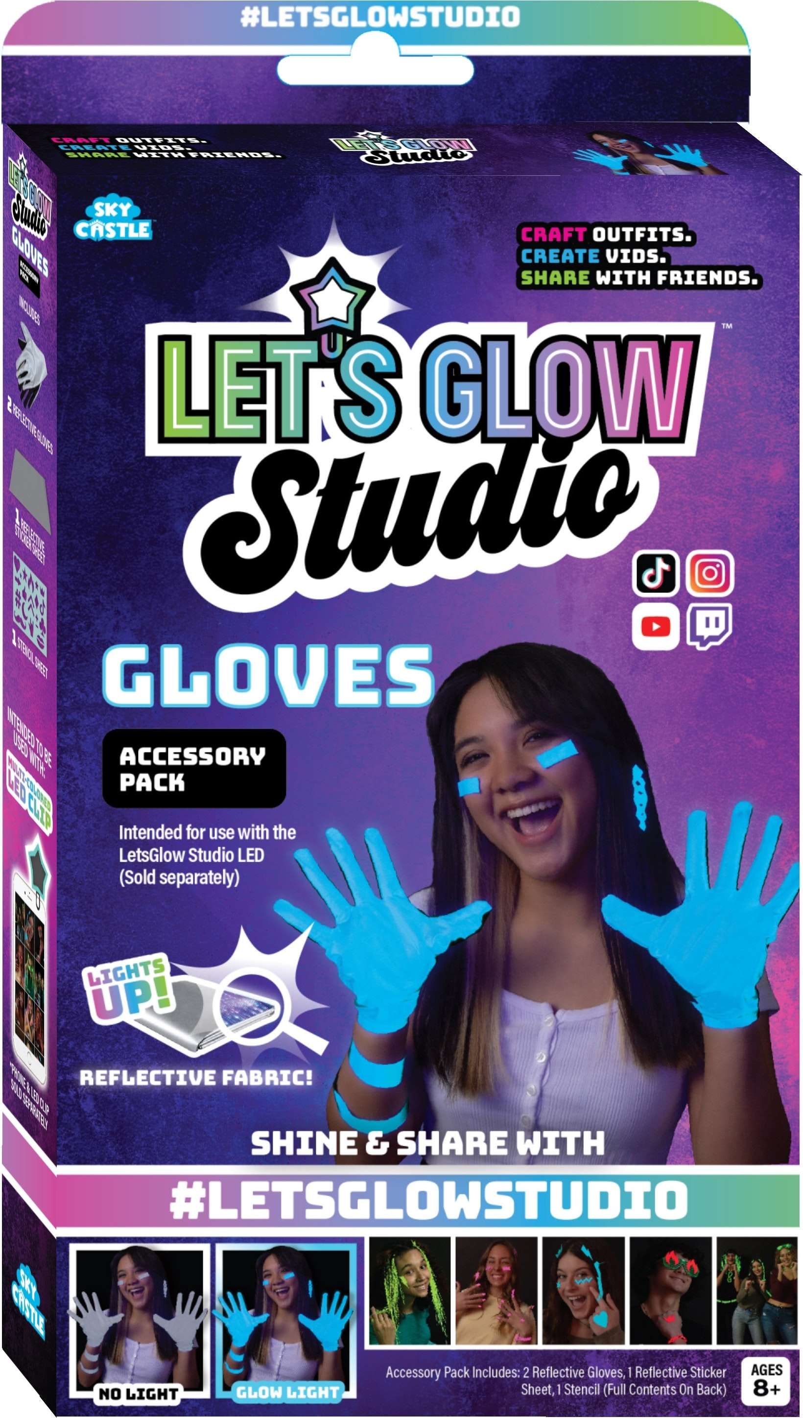 Let`s Glow Studio: Gloves Accessory Pack