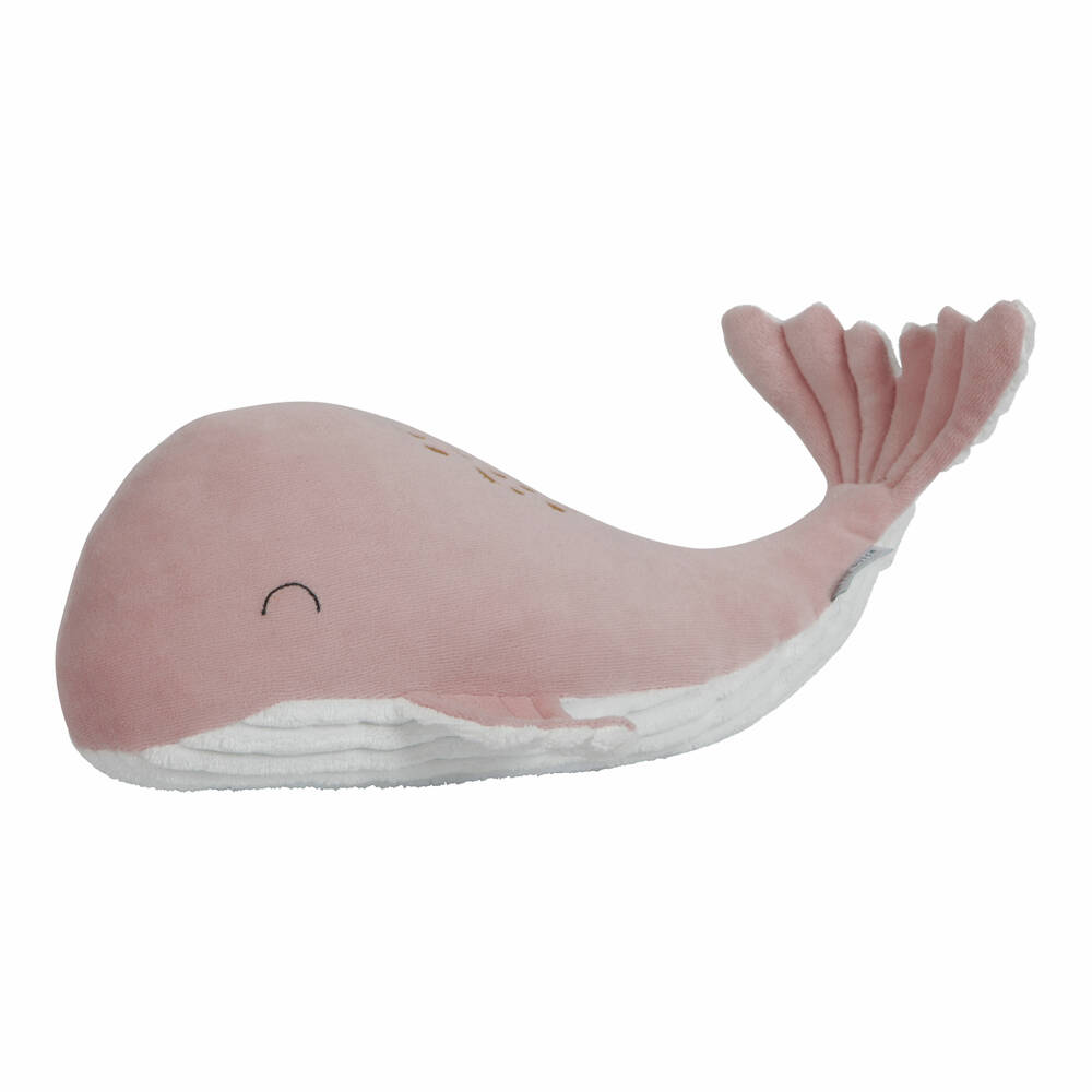 Little Dutch walvis knuffel - roze