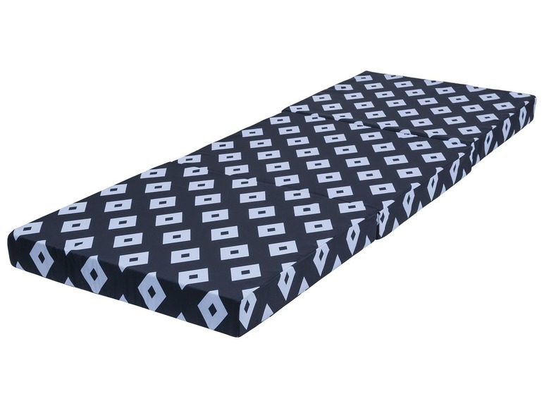 Logeermatras 190 x 65 cm blauw