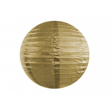 Luxe bol lampion goud 35 cm