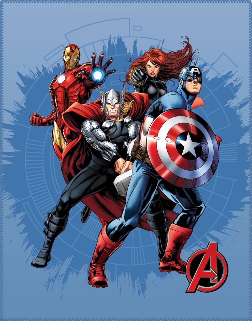 Marvel Avengers Plaid Challenge 110x140cm 100% Polyester