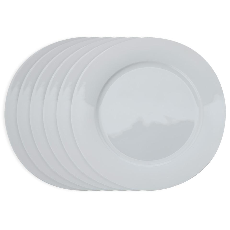 Maxwell and Williams Cashmere dinerbord met rand - Ø 27,5 cm - set van 6