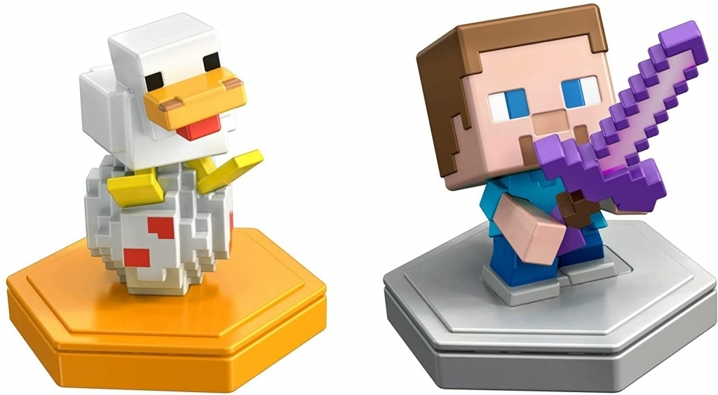 Minecraft Earth Boost Mini Figures 2-Pack - Steve & Chicken