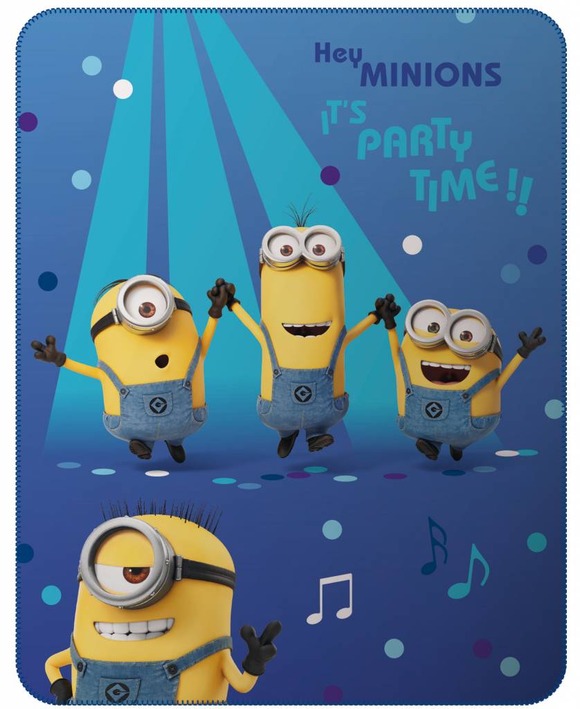 Minions Plaid Dance 110x140cm Polyester