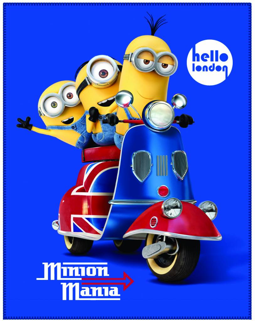 Minions Plaid Scooter 110x140cm 100% Polyester