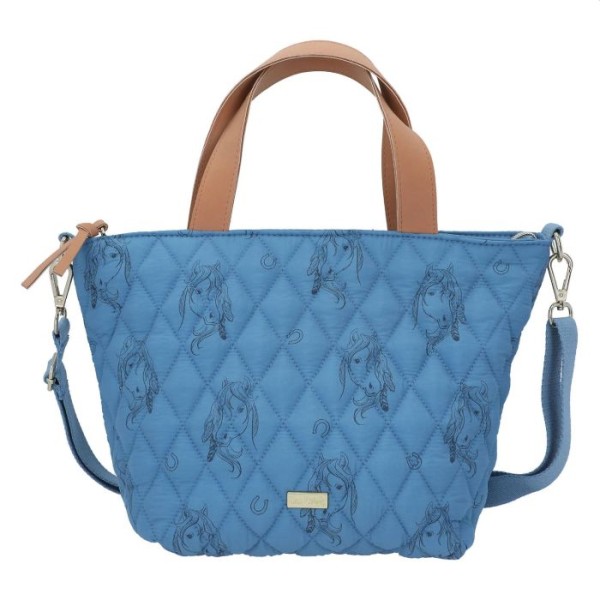 Miss Melody Mini Shopper Blue Quilt