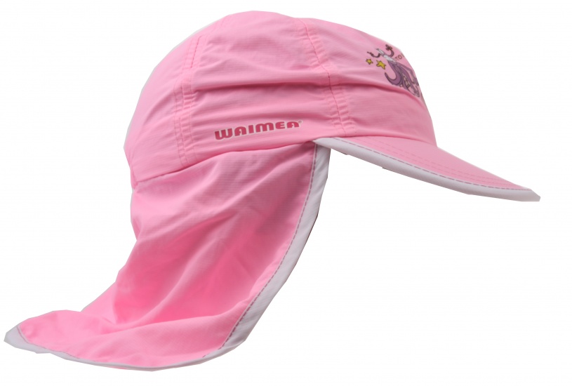 New Port UV Cap Meisjes Met Achterflap Roze Slim Fit