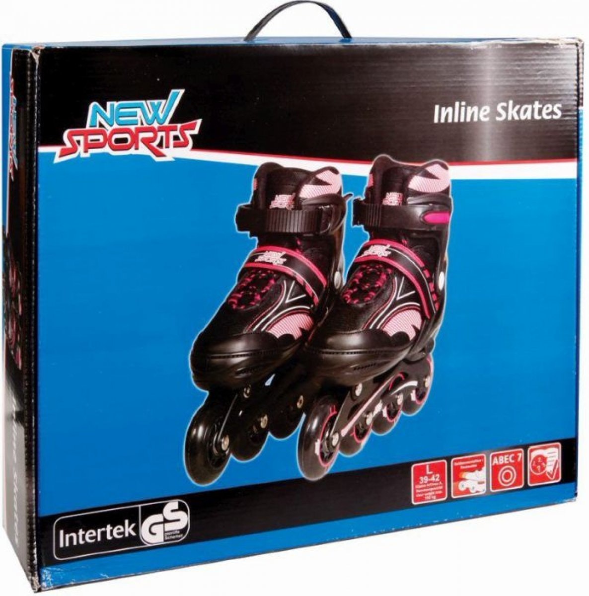 New Sports Inliner Pink, ABEC 7, maten 39-42